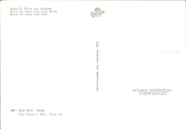 Rom Roma San Pietro Fliegeraufnahme – Bild 2