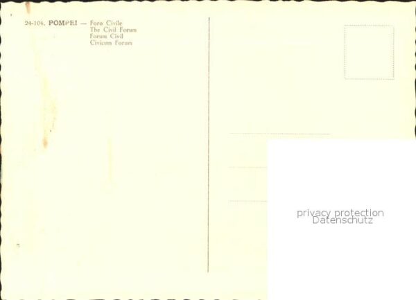 Pompei Foro Civile – Bild 2