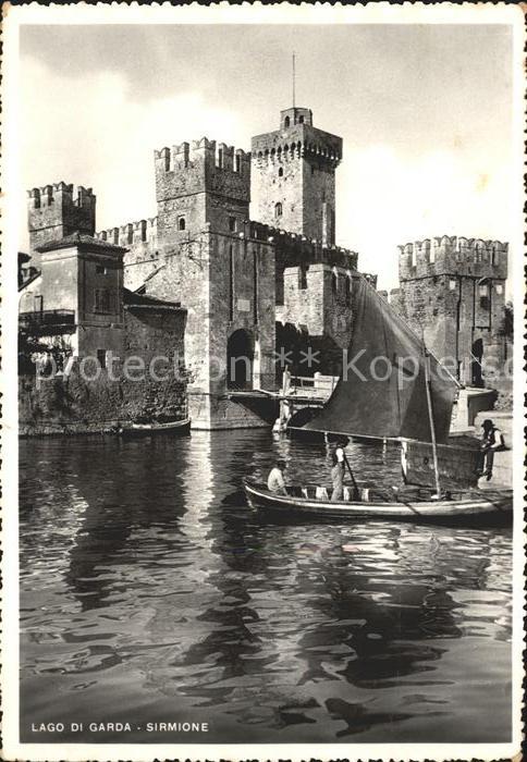 Lago di Garda Sirmione Fischerboot