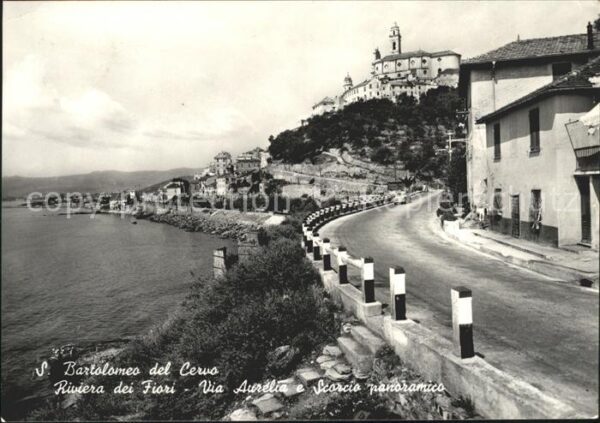 San Bartolomeo del Cervo Riviera di Fiori Via Aurelia Scorcio pa