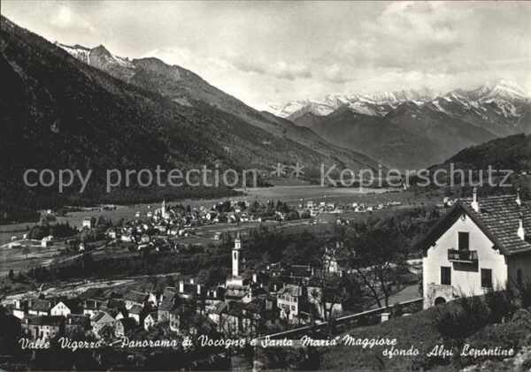 Valle Vigezzo Vocogne Santa Maria Maggiore Alpi Lepon
