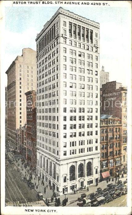 New York City Astor Trust Building 5th Avenue