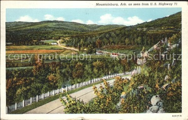 Mountainburg Panorama as seen from US Highway 71