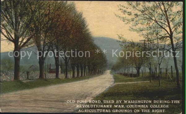 New York City Old Post Road used by Washington during