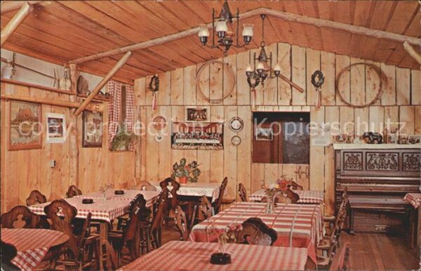 New Glarus Glarner Stube Tavern Dining Room Swiss