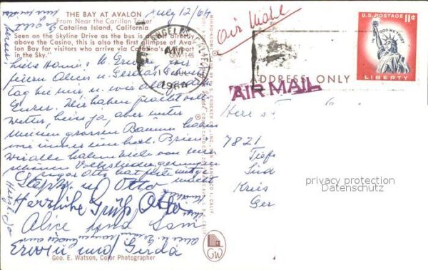 Catalina Island Avalon Bay Harbor Steamer – Bild 2