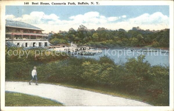 Buffalo New York Boat House Cazenovia Park