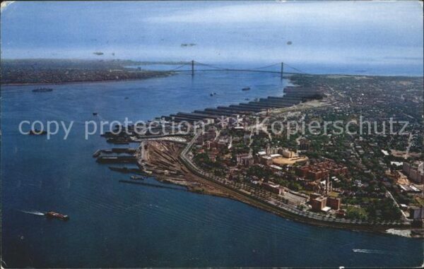 New York City Entrance to Harbor Verrazano Narrows Br