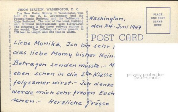 Washington DC Union Station and Columbus Memorial Fou – Bild 2