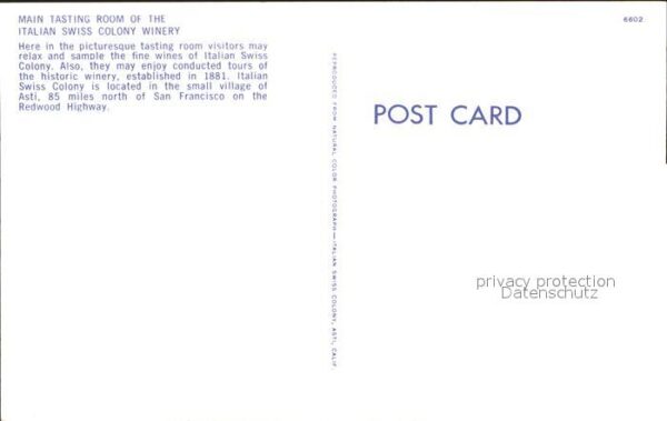 Asti California Italian Swiss Colony winery – Bild 2
