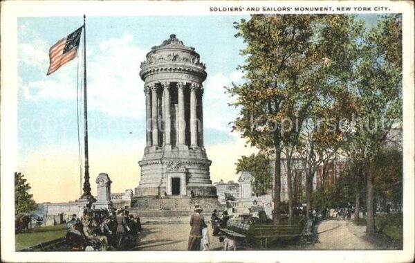 New York City Soldiers and Sailors Monument Flag Rive