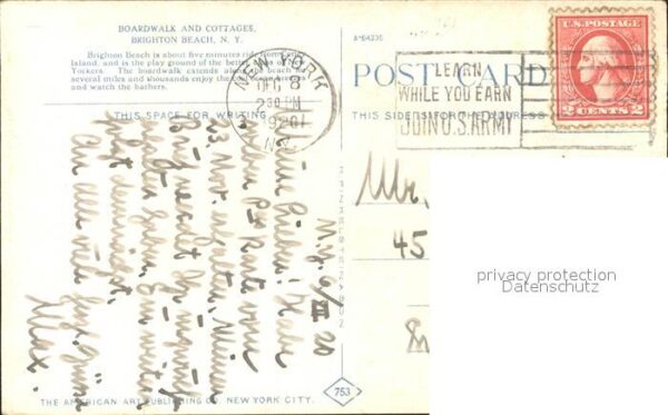 Brighton Beach N Y Boardwald and Cottages – Bild 2