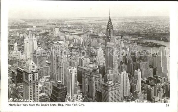 New York City View from Empire State Building Manhatt