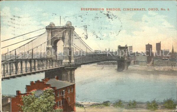 Cincinnati Ohio Suspension Bridge