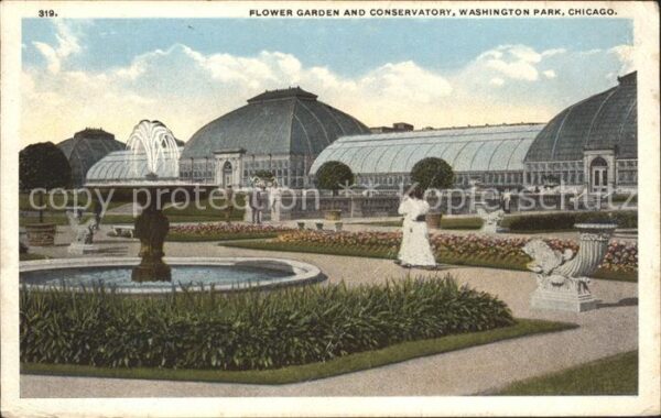 Chicago Illinois Flower Garden Conservatory Washington P