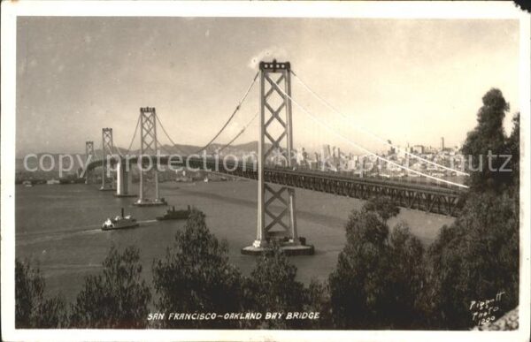 San Francisco California Oakland Bay Bridge