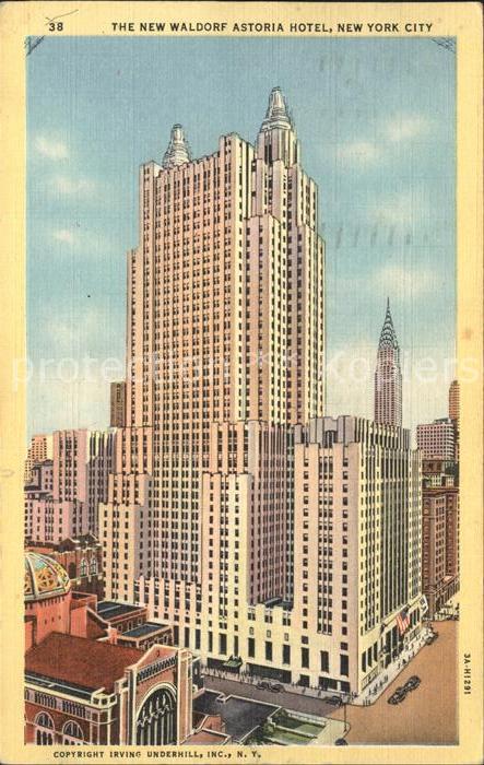 New York City New Waldorf Astoria Hotel