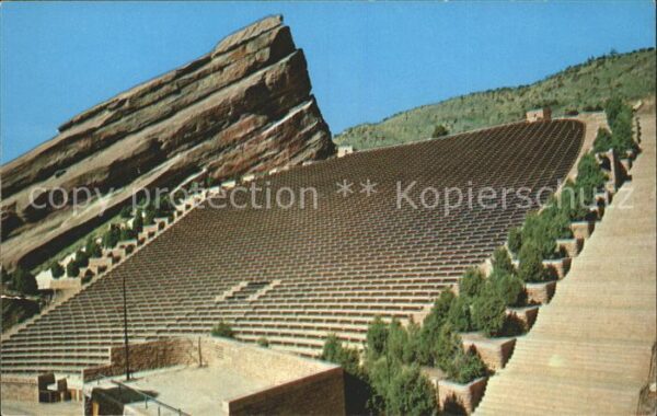 Denver Colorado Red Rocks Amphitheatre Denver Mountain