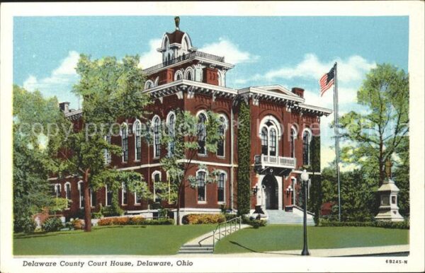 Delaware Ohio County Court House Flag Monument