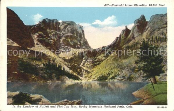 Rocky Mountain National Park Colorado Emerald Lake