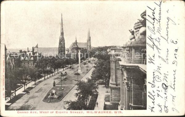 Milwaukee Wisconsin Grand Avenue Monument Church