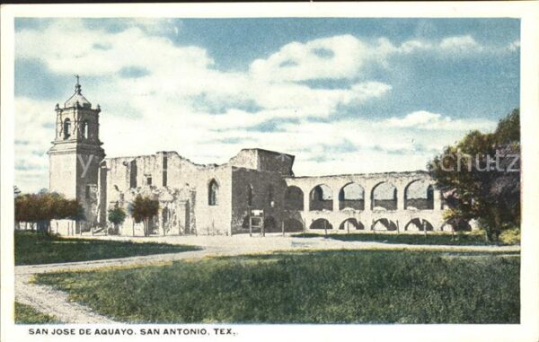 San Antonio Texas Mission San Jose de Aquayo Ruines