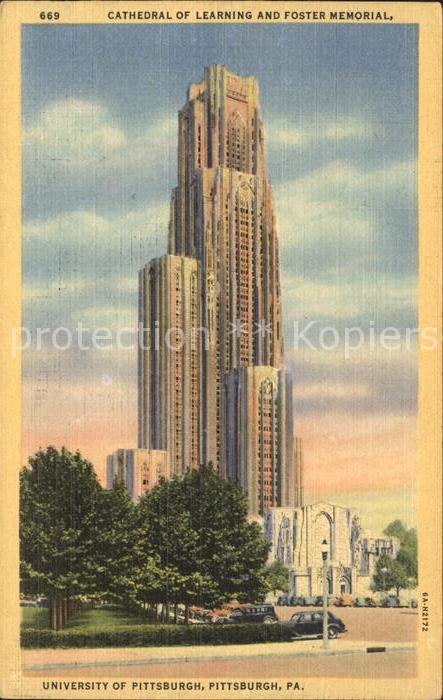 Pittsburgh Cathedral of Learning Forster Memorial