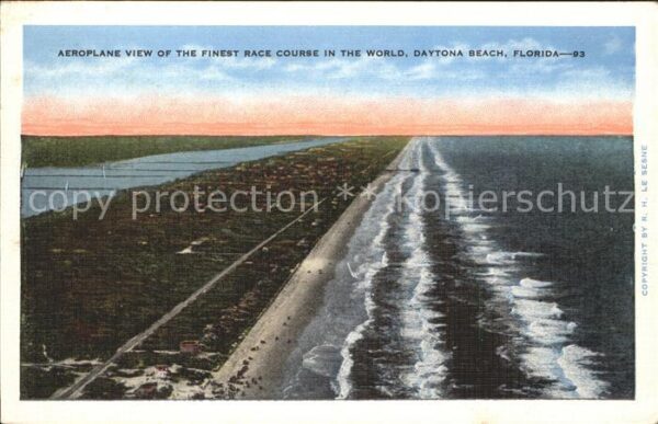 Daytona Beach Finest Race Course in the World aerial