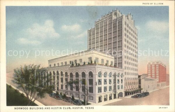 Austin Texas Norwood Building and Austin Club