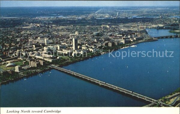 Boston Massachusetts Longfellow Bridges Charles River Cambri
