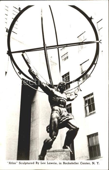 New York City Atlas sculptured by Lee Lawrie in Rocke