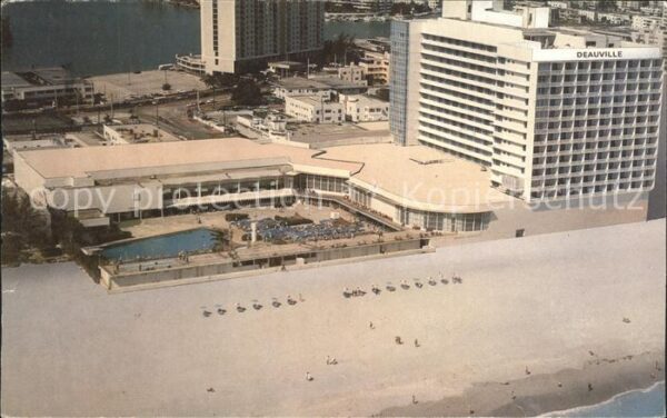 Miami Beach Deauville Hotel and Tennis Club Beach a