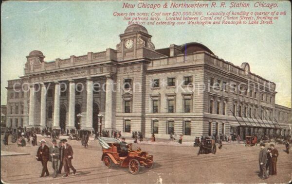 Chicago Illinois New Chicago and Northwestern Railroad S