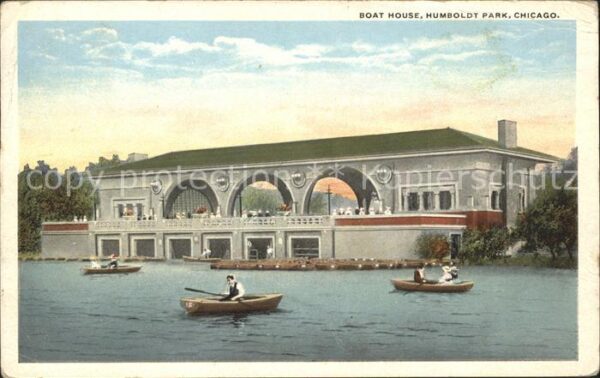 Chicago Illinois Boat House Humboldt Park