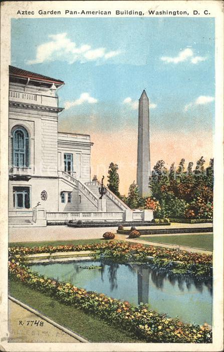 Washington DC Aztec Garden Pan American Building Obel