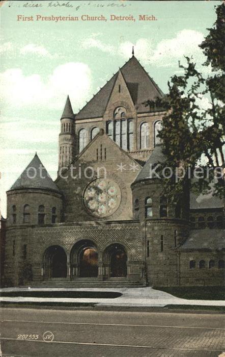 Detroit Michigan First Presbyterian Church