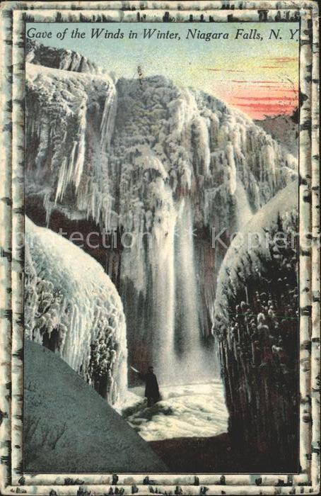Niagara Falls New York Gave of the Winds in Winter