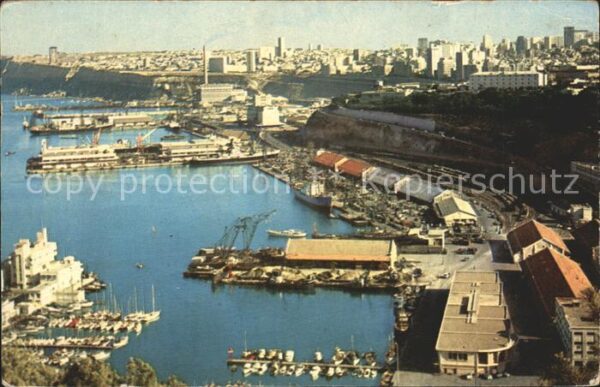 Oran Algerie Vue generale sur la ville Port