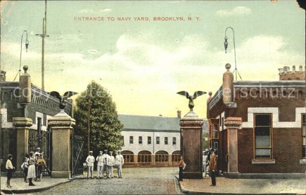 Brooklyn New York Entrance to Navy Yard