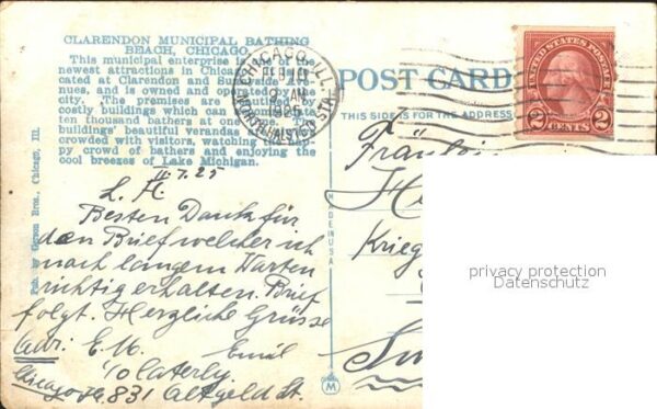 Chicago Illinois Pavilion Clarendon Municipal Bathing Be – Bild 2