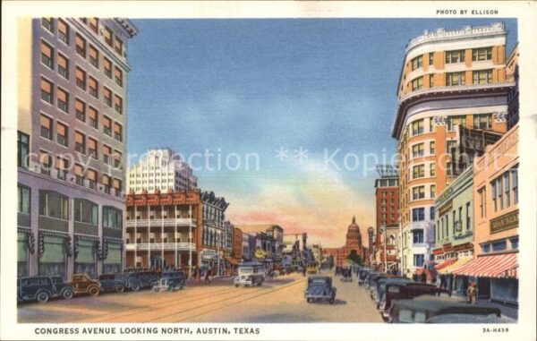 Austin Texas Congress Avenue looking North
