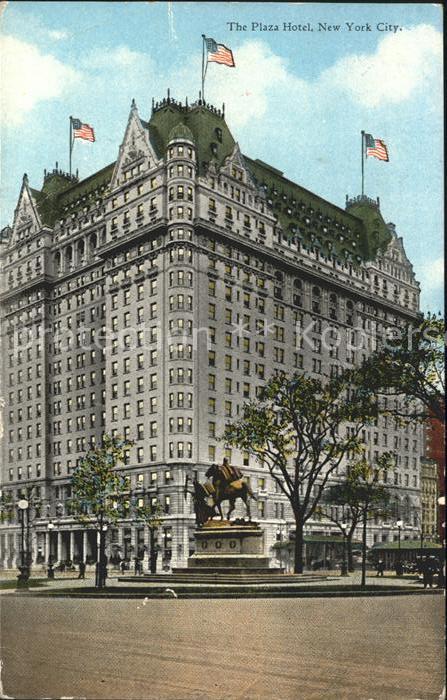 New York City Plaza Hotel Flag Monument