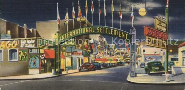 San Francisco California International Settlement Old Barbary Co