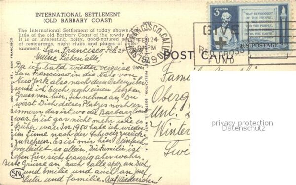 San Francisco California International Settlement Old Barbary Co – Bild 2