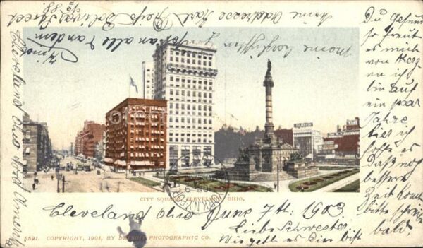 Cleveland Ohio City Square Monument