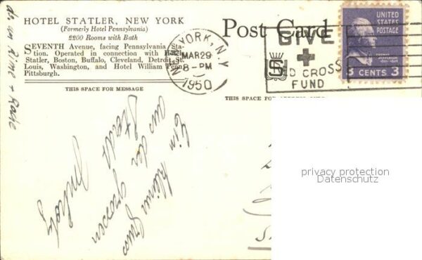 New York City Hotel Statler formerly Hotel Pennsylvan – Bild 2