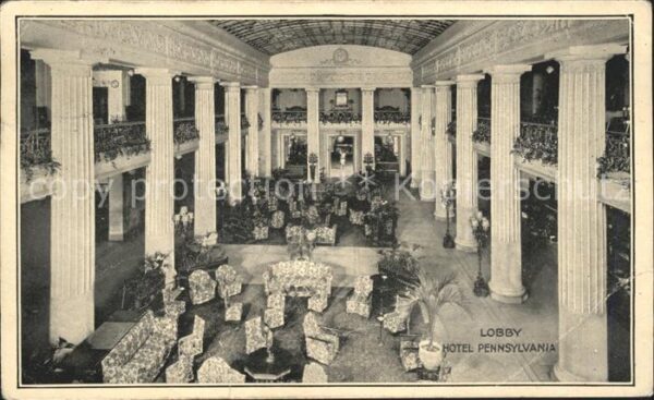 New York City Hotel Pennsylvania Lobby