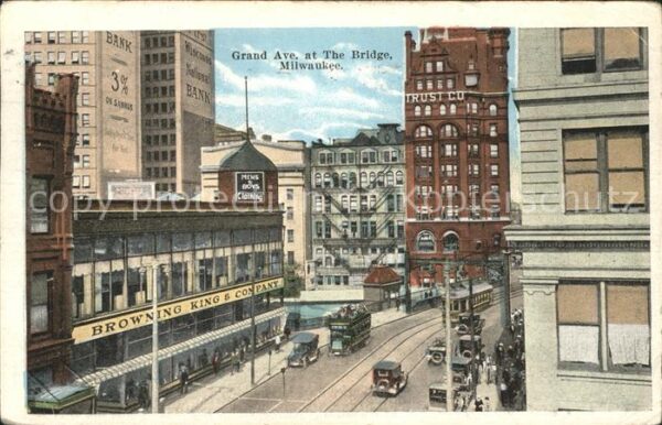 Milwaukee Wisconsin Grand Avenue at the Bridge