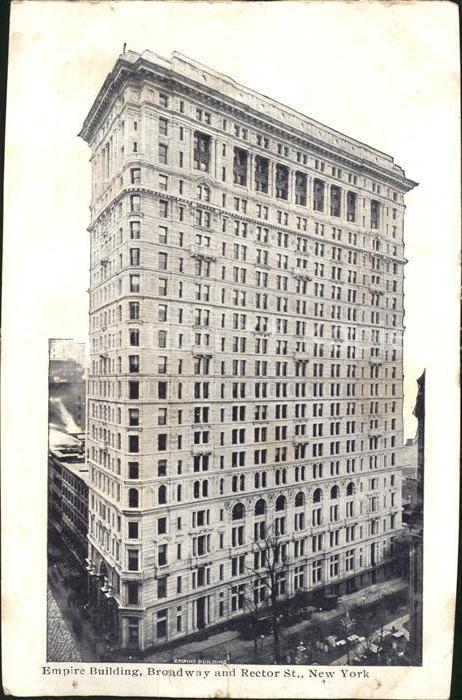 New York City Empire Building Broadway Rector Street