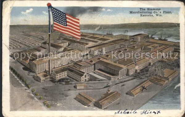 Kenosha Simmons Manufacturin Co Plant Flag